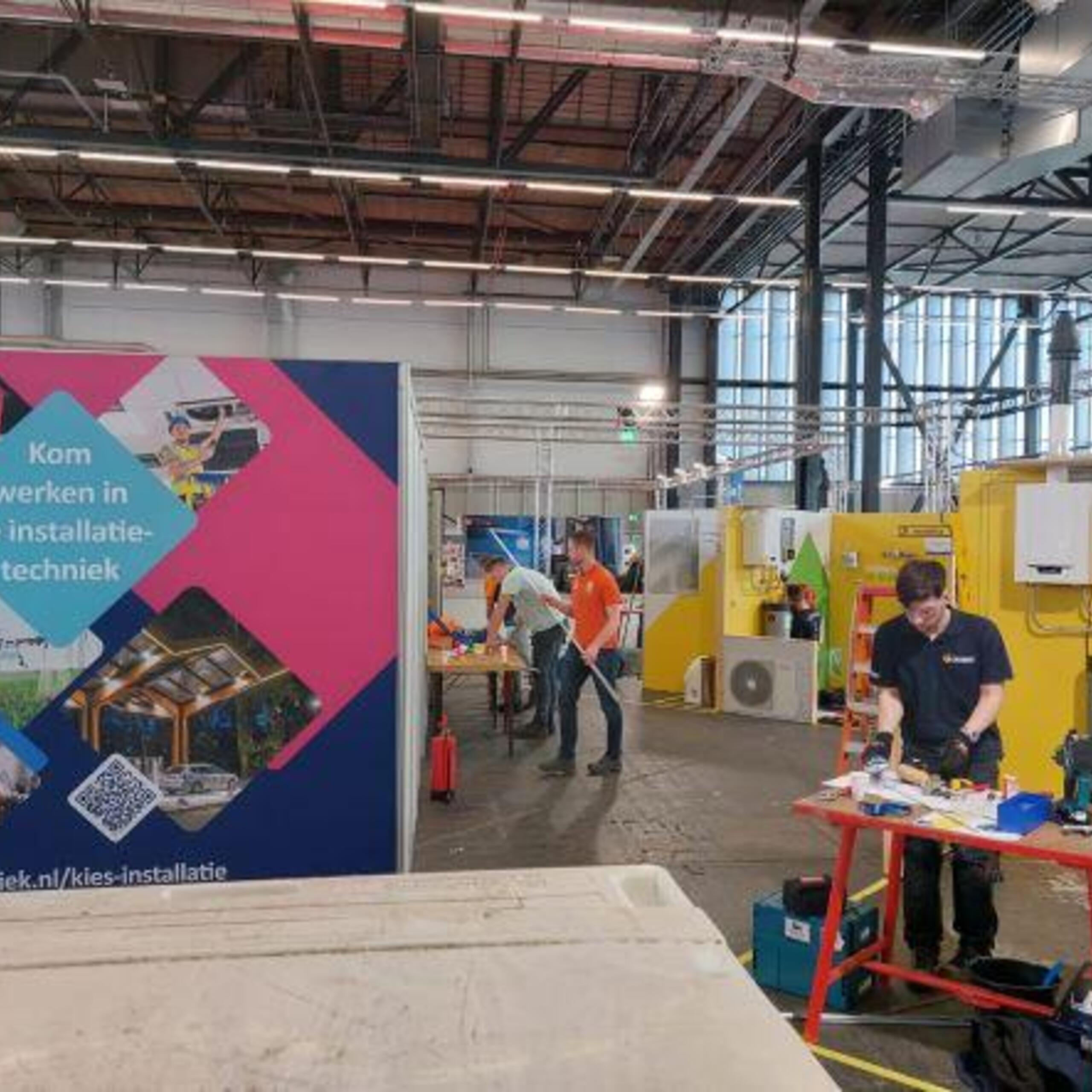 loods met werkende studenten