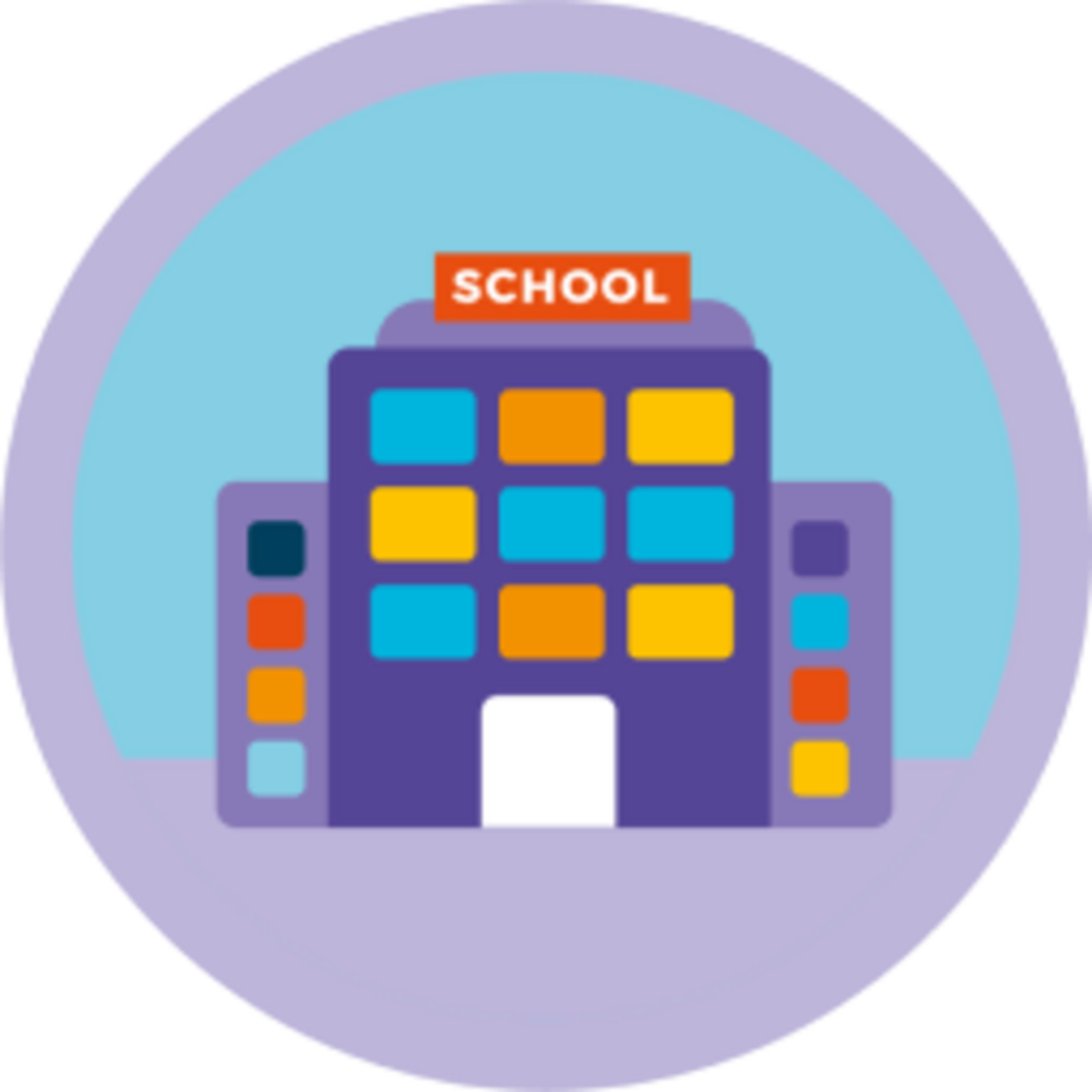 Afbeelding van een schoolgebouw