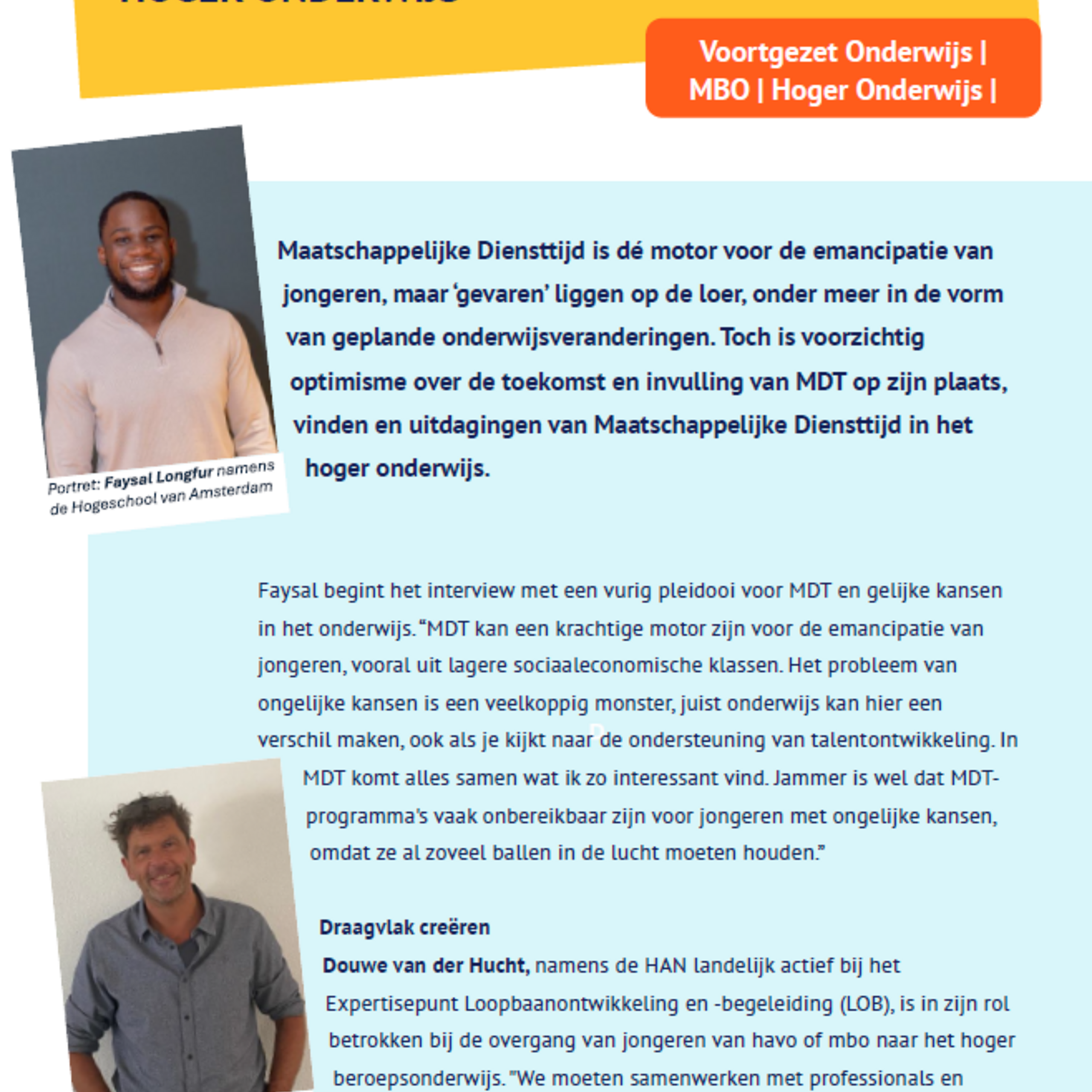 Interview MDT Hucht