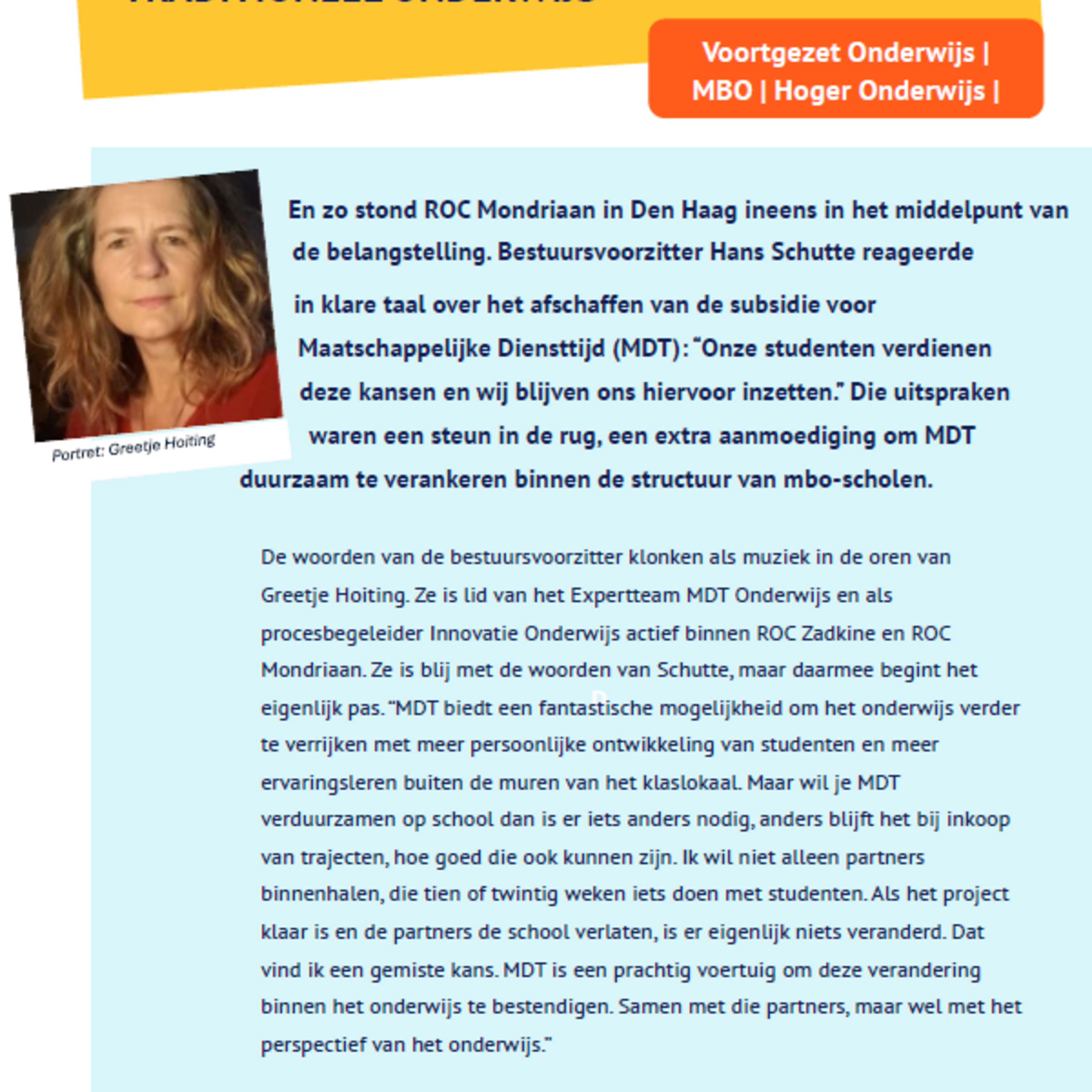 interview mdt mondriaan